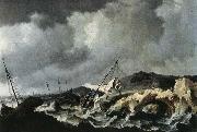 PEETERS, Bonaventura the Elder Storm on the Sea oil painting artist